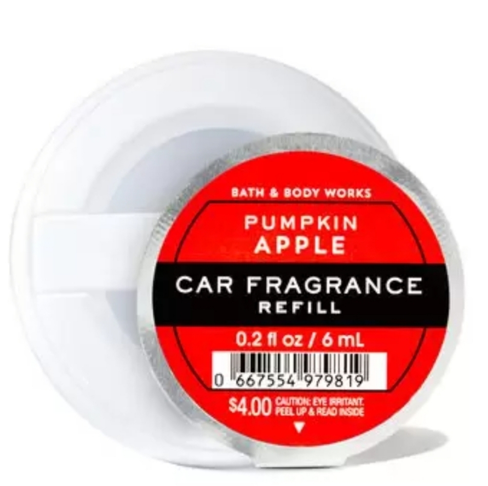 PUMPKIN APPLE CAR FRAGRANCE REFILLS BY BATH & BODY WORKS